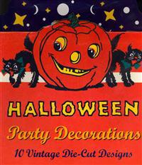 Halloween Party Decorations: 10 Vintage Die-Cut Designs