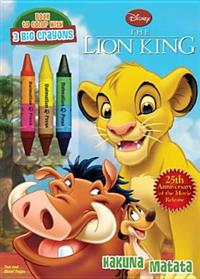 Disney the Lion King Friends Forever [With 3 Crayons]