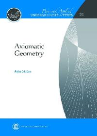 Axiomatic Geometry