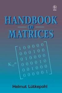 Handbook of Matrices