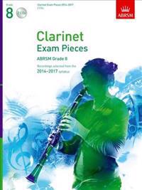 Clarinet Exam Pieces 20142017, Abrsm Grade 8, 2 CDs
