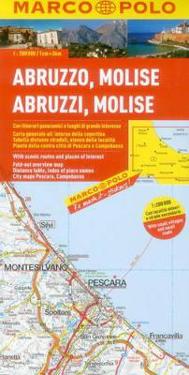 Italy - Abruzzo, Molise Marco Polo Map