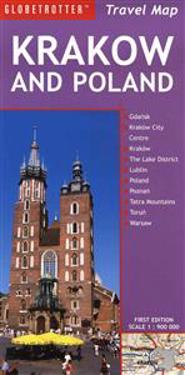 Globetrotter Krakow and Poland Travel Map