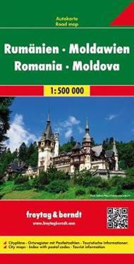 ROMANIA - MOLDAVIA ROAD MAP
