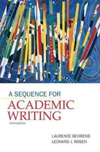 A Sequence for Academic Writing