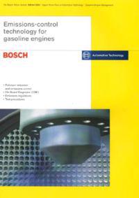 Emissions Control Technology for Gasoline Engines: Bosch Technical Instruction