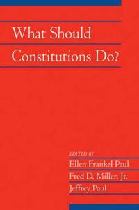 What Should Constitutions Do?
