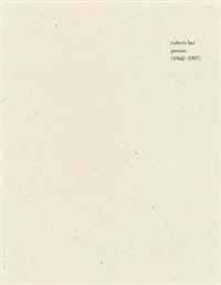 Robert Lax Poems (1962-1997)