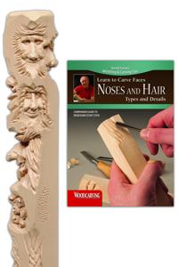 Noses and Hair Study Stick Kit(learn to Carve Faces with Harold Enlow) [With Study Stick, Made of Molded Resin and Full-Color Booklet]