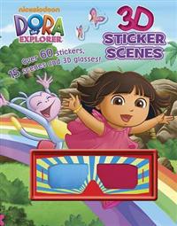 Dora the Explorer 3D Sticker Scenes