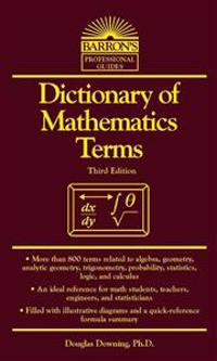 Dictionary of Mathematics Terms