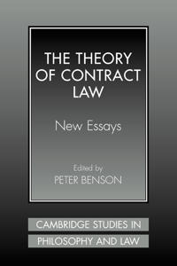 The Theory of Contract Law