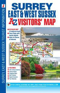 Surrey EastWest Sussex Visitors Map