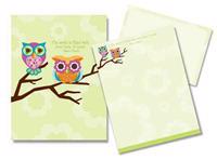 Owl Scriptured Stationery Set