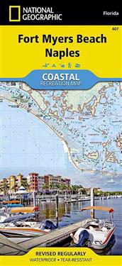 National Geographic Fort Myers Beach, Naples Map
