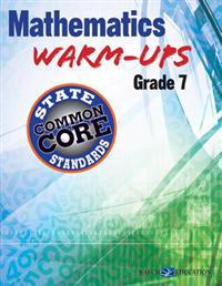 Mathematics Warm-Ups for Ccss, Grade 7