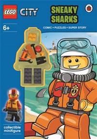 LEGO CITY: Sneaky Sharks Activity Book with Minifigure