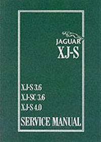 Jaguar Xj-s, Xj-sc 3.6, Xj-s 4.0 Workshop Manual