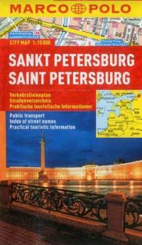Marco Polo St Petersburg City Map / Sankt Petersburg