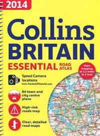 2014 Collins Essential Road Atlas Britain