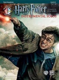 Harry Potter Instrumental Solos: Tenor Sax, Book & CD