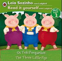 Three Little Pigs, the Bilingual (Portuguese/English): Fairy Tales (Level 2)