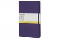 Moleskine Classic Notebook, Large, Squared, Brilliant Violet, Hard Cover (5 X 8.25)