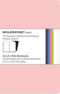 Moleskine Volant Notebook Plain Pink Pocket