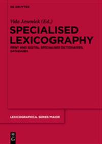 Specialised Lexicography