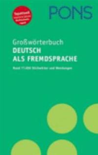PONS Großwörterbuch Deutsch als Fremdsprache mit CD-ROM