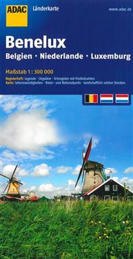 Benelux-Adac Strassenkarte