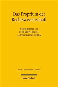 Das Proprium Der Rechtswissenschaft