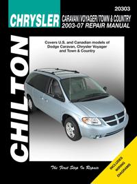 Chilton's Chrysler Caravan/ Voyager/ Town & Country 2003-07 Repair Manual