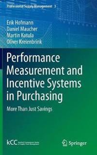 Performance Measurement and Incentive Systems in Purchasing