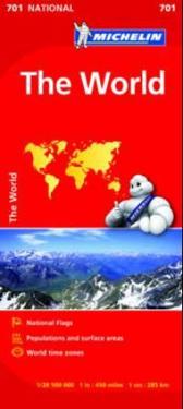 Världen Michelin 701 karta