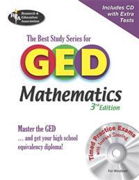 GED Mathematics: The Best Study Series for GED [With CDROM]