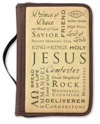 Inspiration Names of Jesus Large Book & Bible Cover