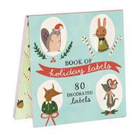 Holiday Forest Friends Labels