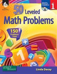 50 Leveled Math Problems: Level 1 (Level 1)