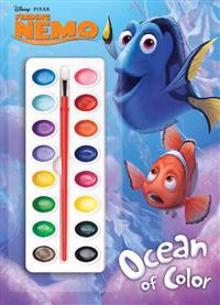 Finding Nemo: Ocean of Color [With Paint Brush and Paint]