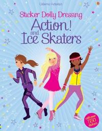 Sticker Dolly Dressing Action!Ice Skaters