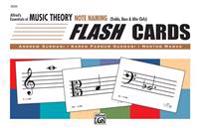 Essentials of Music Theory: Note Naming Flash Cards, Flash Cards