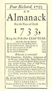 Poor Richard, 1733 an Almanack: For the Year of Christ 1733