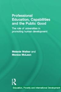 Professional Education, Capabilities and the Public Good