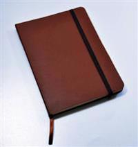 Monsieur Notebook Brown Leather Plain Medium