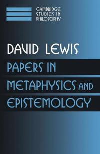 Papers in Metaphysics and Epistemology Volume 2