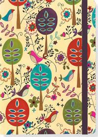 Folk Art Birds Journal