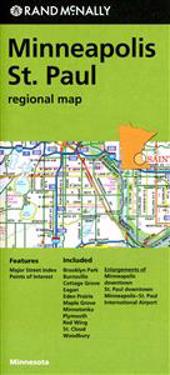 Rand McNally Minneapolis/St. Paul, Minnesota Regional Map