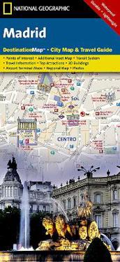 National Geographic Destination City Map Madrid