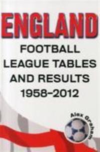 England  -  Football League Tables & Results 1958 to 2012